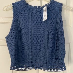 NWT! Abercrombie and Fitch Lace Crop Top